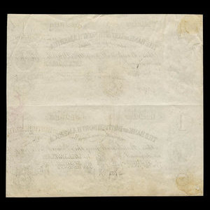 Canada, Bank of British North America, 1 dollar : 1 décembre 1868