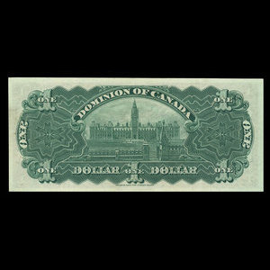 Canada, Dominion du Canada, 1 dollar : 3 janvier 1911