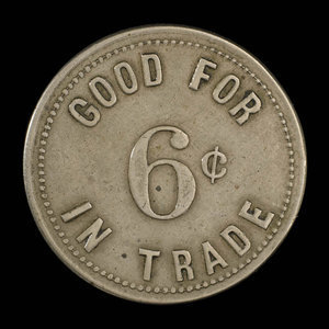 Canada, B. Battery Canteen, 6 cents : 1895