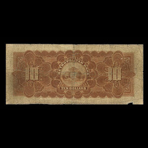 Canada, Metropolitan Bank (The), 10 dollars : 5 novembre 1902