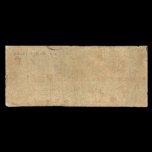 Canada, Newcastle District Loan Company, 10 shillings : 8 octobre 1836