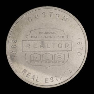 Canada, Edmonton Real Estate Board, aucune dénomination : 1970