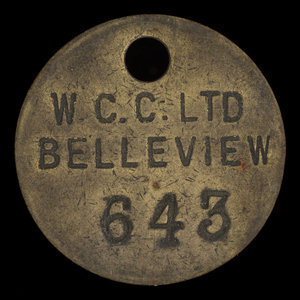 Canada, Western Canadian Collieries (W.C.C.) Limited, aucune dénomination : 1957