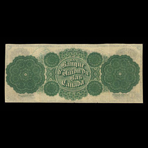 Canada, Union Bank of Lower Canada, 1 dollar : 1 mars 1866