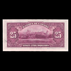 Canada, Banque du Canada, 25 dollars : 6 mai 1935