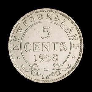 Canada, Georges VI, 5 cents : 1938