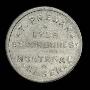 Canada, T. Phelan, 1/2 pain : 1895