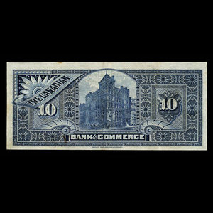 Canada, Canadian Bank of Commerce, 10 dollars : 2 janvier 1906