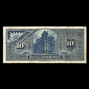 Canada, Canadian Bank of Commerce, 10 dollars : 1 mai 1912