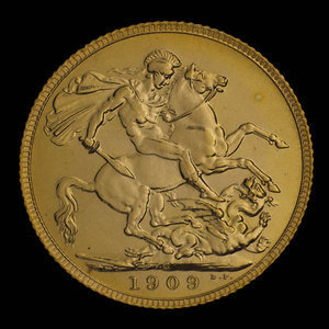 Canada, Édouard VII, 1 souverain : 1909