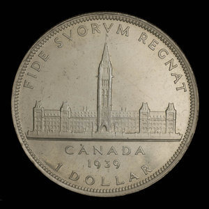 Canada, Georges VI, 1 dollar : 1939