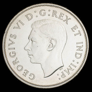 Canada, Georges VI, 50 cents : 1942