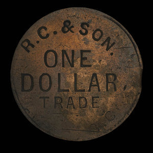 Canada, R.C. & Fils, 1 dollar : 1914