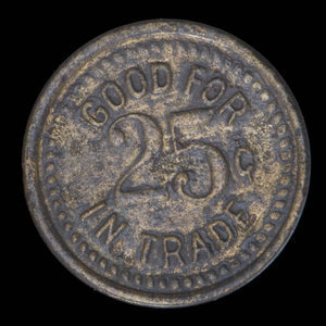 Canada, Empire Bar, 25 cents : 1917