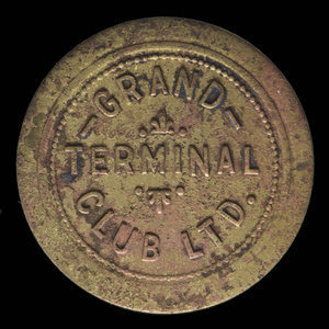 Canada, Grand Terminal Club Ltd., aucune dénomination : 1928