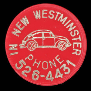 Canada, New Westminster Volkswagon Ltd., aucune dénomination : 1972