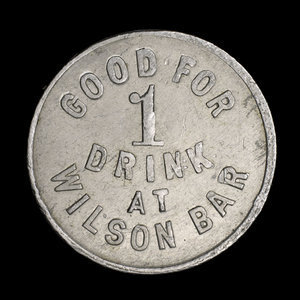 Canada, Wilson Bar, 1 consommation :