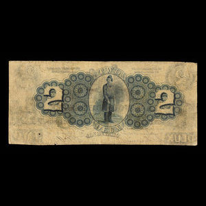 Canada, Banque du Peuple (People's Bank), 2 dollars : 2 mai 1870