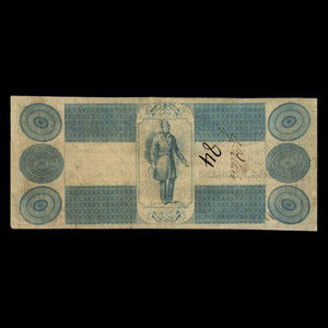 Canada, Banque du Peuple (People's Bank), 10 dollars : 2 mars 1836