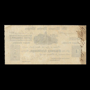 Canada, Newcastle Banking Company, 4 dollars : 15 février 1836