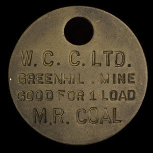 Canada, Western Canadian Collieries (W.C.C.) Limited, 1 charge de charbon : 30 avril 1957