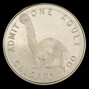 Canada, Calgary Zoo, 1 admission, adulte : 1969