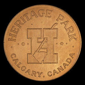 Canada, Heritage Park, 1 admission, adulte : juillet 1964