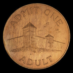 Canada, Heritage Park, 1 admission, adulte : juillet 1964