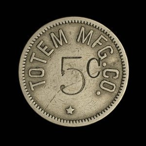 Canada, Totem Mfg. Co., 5 cents : 1928