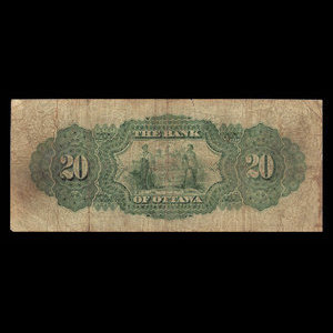 Canada, Bank of Ottawa (The), 20 dollars : 2 janvier 1903