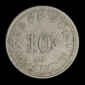 Canada, Phlilip Silver, 10 cents : 1923