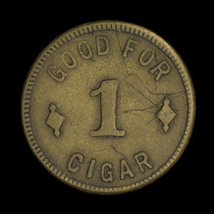 Canada, Upton's Pool Room, 1 cigare : 1910