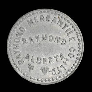 Canada, Raymond Mercantile Co. Ltd., 5 cents : 15 septembre 1944