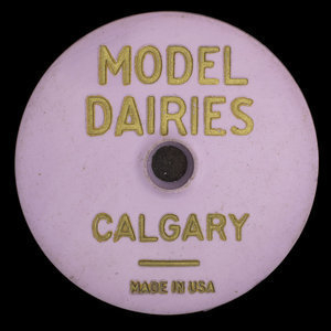 Canada, Model Dairies Limited, 1 pinte de lait standard : 12 avril 1965