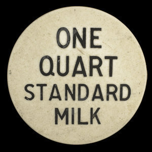 Canada, Model Dairies Limited, 1 pinte de lait standard : 12 avril 1965