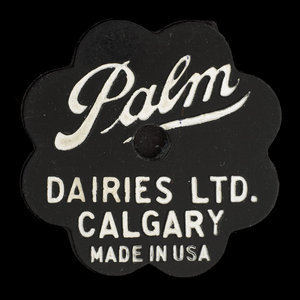 Canada, Palm Dairies Ltd., 1 chopine de crème de céréale : 1982