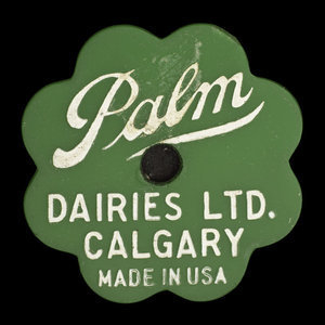 Canada, Palm Dairies Ltd., 1 pinte de lait standard : 1960