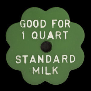 Canada, Palm Dairies Ltd., 1 pinte de lait standard : 1960