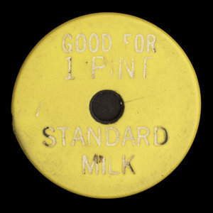 Canada, Palm Dairies Ltd., 1 chopine de lait standard : 1982