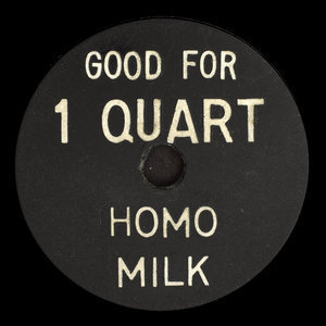 Canada, Union Milk Co. Ltd., 1 pinte de lait homogénéisé :