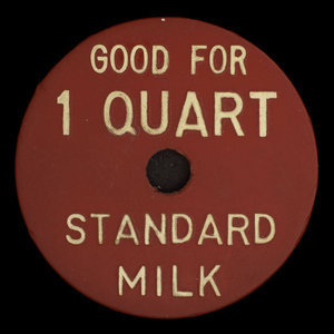 Canada, Union Milk Co. Ltd., 1 pinte de lait standard :