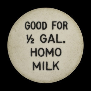 Canada, Claresholm Dairy, 1/2 gallon de lait homogénéisé : 1969