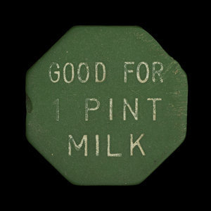 Canada, Claresholm Dairy, 1 chopine de lait : 1969