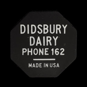 Canada, Didsbury Dairy, 1 chopine de lait : novembre 1959