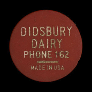 Canada, Didsbury Dairy, 1 pinte de lait : novembre 1959