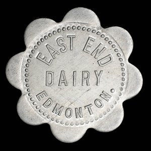 Canada, East End Dairy, 1 chopine de lait : 1913