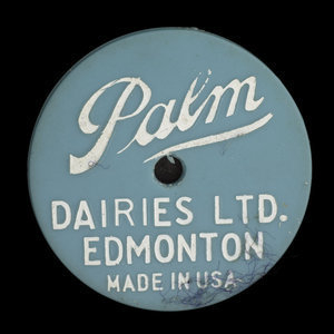 Canada, Palm Dairies Ltd., 500 ml de lait demi-gras : 1982