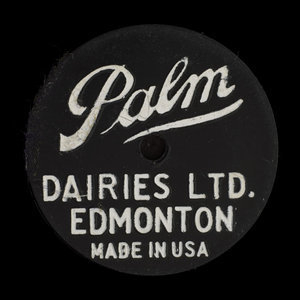 Canada, Palm Dairies Ltd., 1 litre de lait écrémé : 1982