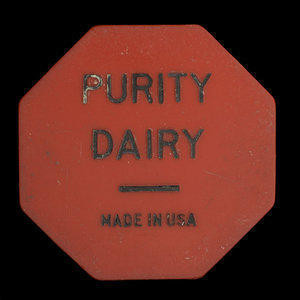 Canada, Purity Dairy, 1/2 gallon de lait medow-dew : 1970