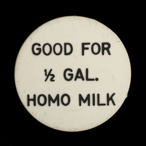 Canada, Silverwood Dairies Ltd., 1/2 gallon de lait homogénéisé : 1976